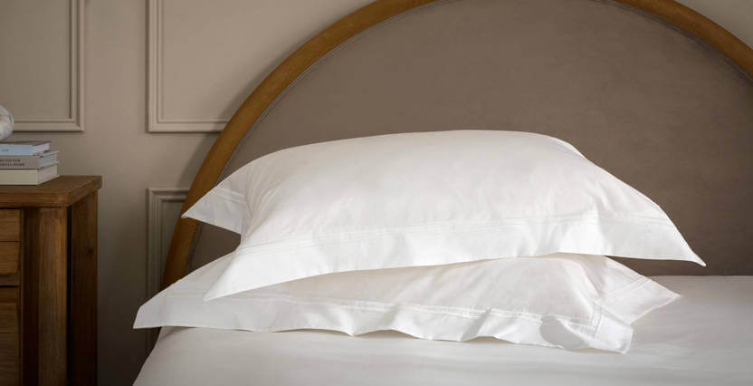 Langham Double Row Cord Pillowcase Pair